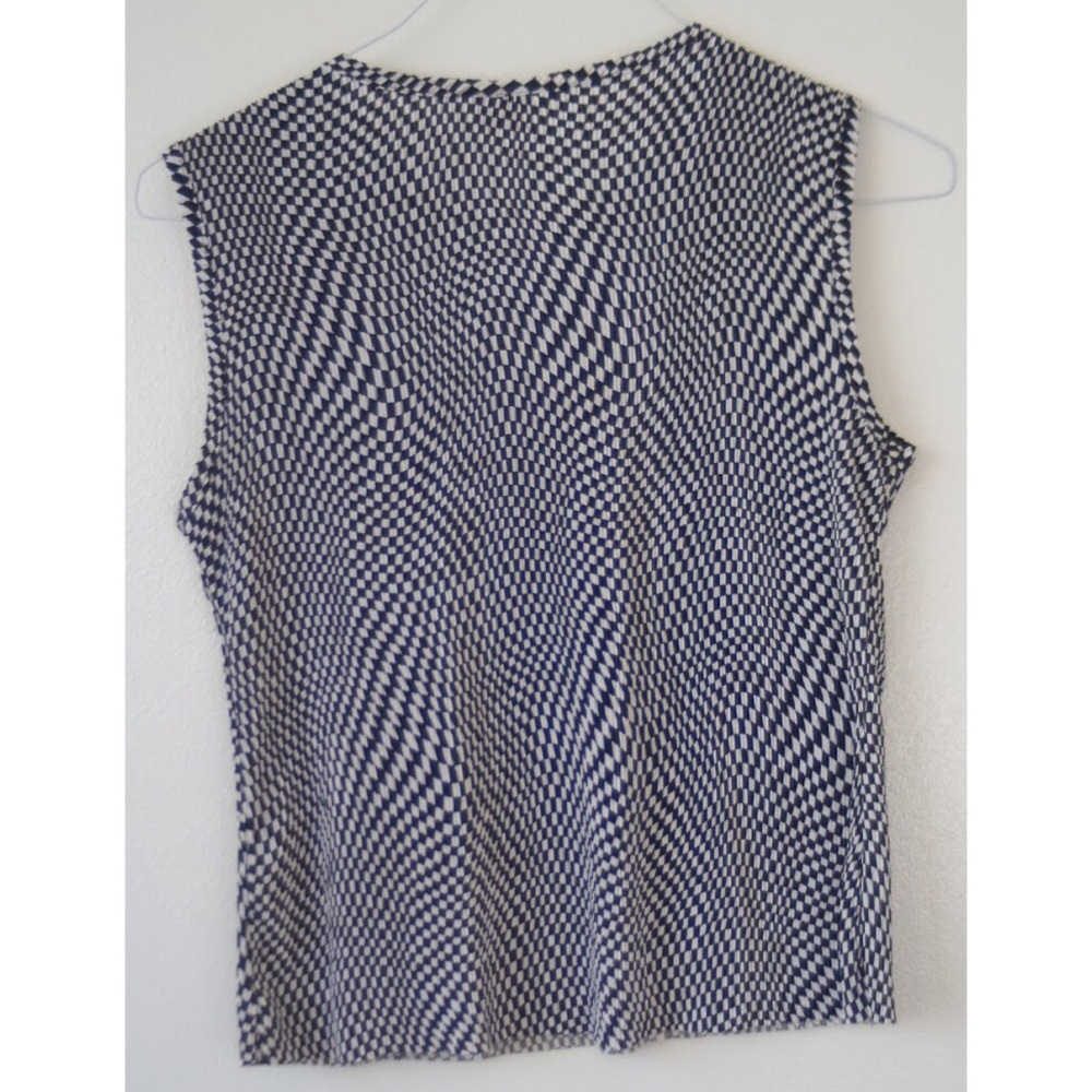 SOLD VINTAGE WAVY CHECKER BOARD MUSCLE TANK - Picture 4 of 7